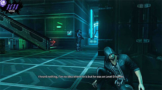 Przeciwnicy przy lewych schodach - Komory kriogeniczne | Rozdział 6 - M17 Base | DARK - DARK - poradnik do gry