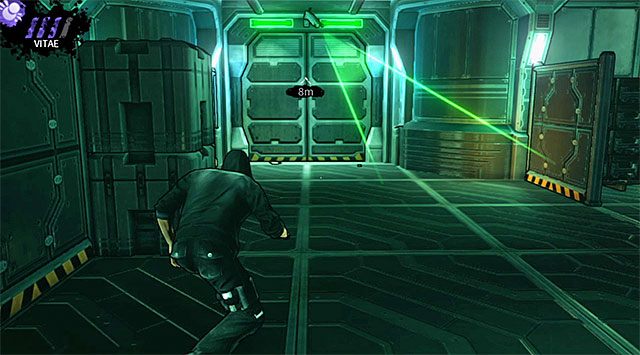 Przejście do pomieszczenia z pierwszym komputerem - Pomieszczenie ochrony | Rozdział 6 - M17 Base | DARK - DARK - poradnik do gry