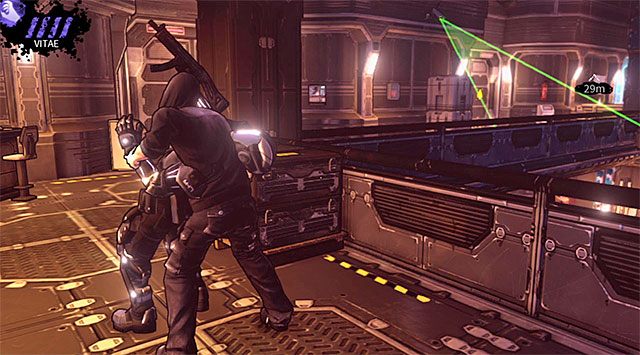 Pierwszy wartownik na górnym balkoniku - Kantyna | Rozdział 6 - M17 Base | DARK - DARK - poradnik do gry