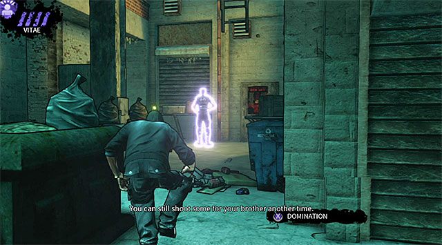 Przeciwnik sprawdzający prawy zaułek - Pierwsze podwórze | Rozdział 4 - The Hole | DARK - DARK - poradnik do gry