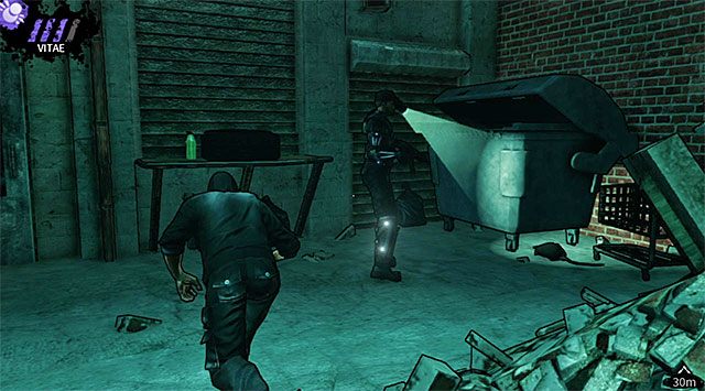 Wartownik patrolujący obszar w pobliżu ciężarówki - Pierwszy dziedziniec | Rozdział 4 - The Hole | DARK - DARK - poradnik do gry