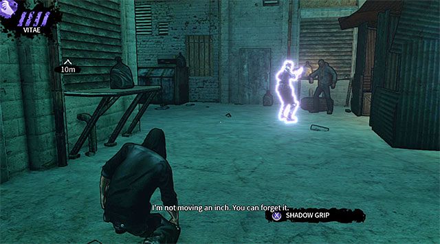 Łowca próbujący przegonić żebraka - Drugi dziedziniec | Rozdział 4 - The Hole | DARK - DARK - poradnik do gry