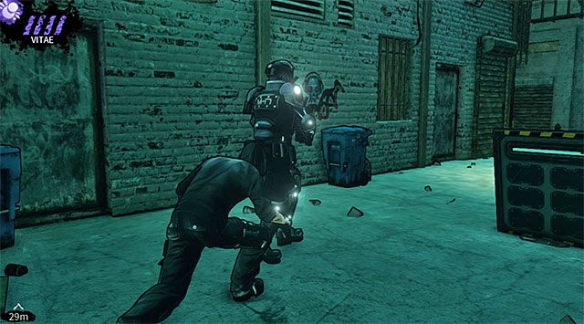 Opancerzony przeciwnik patrolujący okolice miejsca startu - Drugi dziedziniec | Rozdział 4 - The Hole | DARK - DARK - poradnik do gry