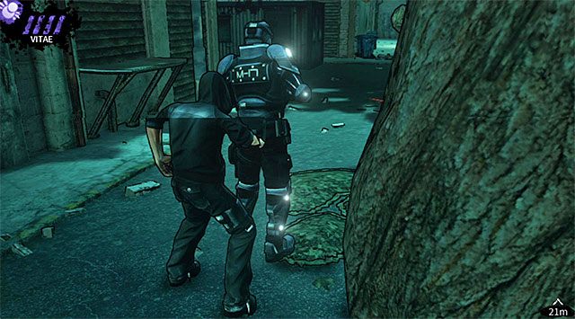 Łowca pilnujący centralnej części dziedzińca - Drugi dziedziniec | Rozdział 4 - The Hole | DARK - DARK - poradnik do gry