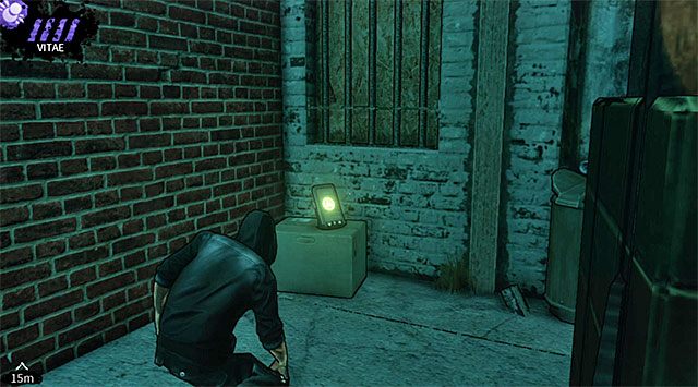 Po udanej teleportacji szybko przejdź do bocznej alejki, szczególnie jeśli w wyniku tej akcji jeden z okolicznych generatorów UV uaktywnił się - Drugi dziedziniec | Rozdział 4 - The Hole | DARK - DARK - poradnik do gry