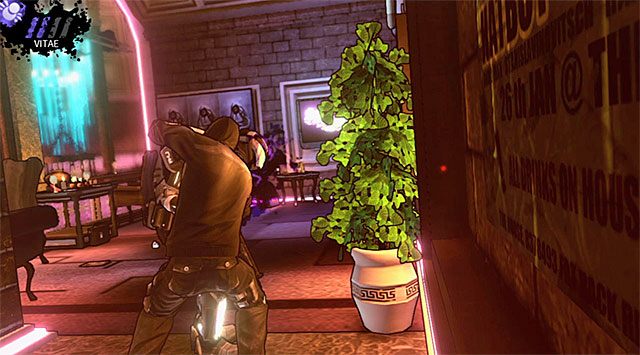 Łowca patrolujący prawy balkonik - Zrujnowany klub | Rozdział 4 - The Hole | DARK - DARK - poradnik do gry