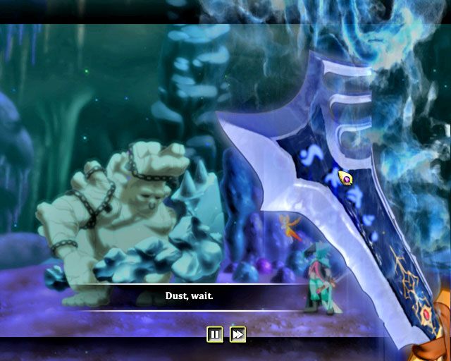 Wygląda groźnie, ale na pewno szybko go wyeliminujesz - Rozdział 2 - Darkness | Solucja Dust An Elysian Tail - Dust: An Elysian Tail - poradnik do gry