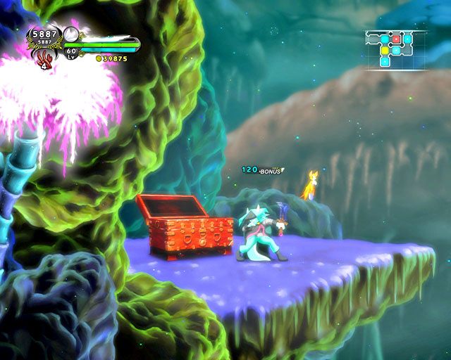 W skrzyniach możesz znaleźć wiele użytecznych przedmiotów - Rozdział 2 - Darkness | Solucja Dust An Elysian Tail - Dust: An Elysian Tail - poradnik do gry