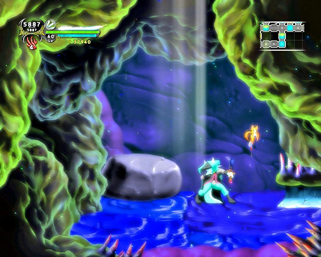 Umiejętność wślizgu przydaje się w wielu sytuacjach - Rozdział 2 - Darkness | Solucja Dust An Elysian Tail - Dust: An Elysian Tail - poradnik do gry