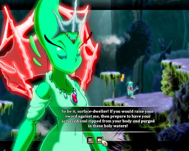 Lady nie da się łatwo pokonać - Rozdział 2 - Darkness | Solucja Dust An Elysian Tail - Dust: An Elysian Tail - poradnik do gry