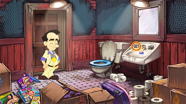 Znajdziesz się w łazience - 1. Panienka | Solucja Leisure Suit Larry Reloaded - Leisure Suit Larry: Reloaded - poradnik do gry