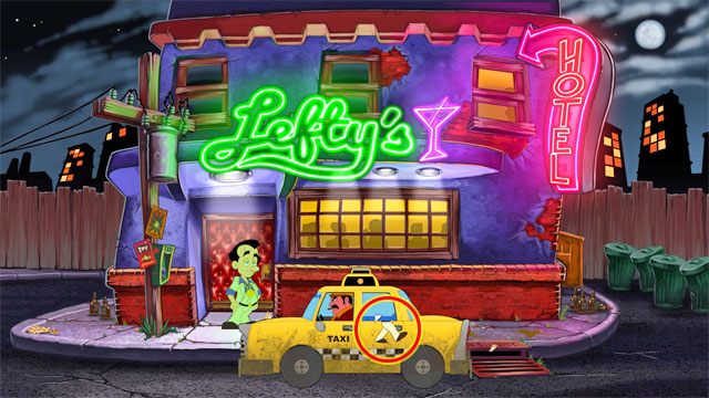 Gdy ta podjedzie wsiądź do niej (klikając na niej idź bądź użyj) - 1. Panienka | Solucja Leisure Suit Larry Reloaded - Leisure Suit Larry: Reloaded - poradnik do gry