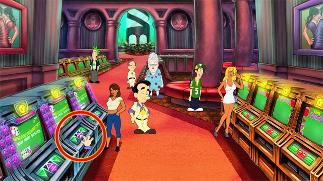 Będąc w głównym hallu wykorzystaj okazję, że tu jesteś i zarób trochę pieniędzy na najlepiej na automatach do blackjacka - 2. Fawn | Solucja Leisure Suit Larry Reloaded - Leisure Suit Larry: Reloaded - poradnik do gry