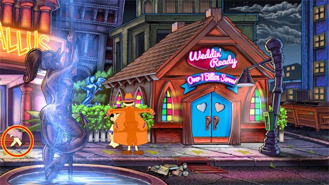 Po ślubie wyjdź przed budynek - 2. Fawn | Solucja Leisure Suit Larry Reloaded - Leisure Suit Larry: Reloaded - poradnik do gry