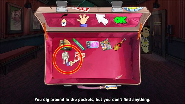 Otwórz ekwipunek i użyj kombinezonu - 4. Jasmine | Solucja Leisure Suit Larry Reloaded - Leisure Suit Larry: Reloaded - poradnik do gry