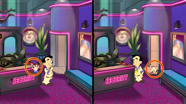 Tu użyj czerwonego przycisku po prawej stronie biurka - 5. Eve | Solucja Leisure Suit Larry Reloaded - Leisure Suit Larry: Reloaded - poradnik do gry
