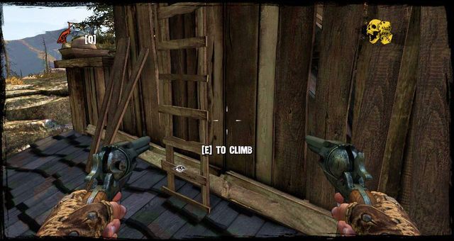 Drabina prowadząca wyżej - 2 - A Fistful of Hot Lead | Solucja | Call of Juarez Gunslinger - Call of Juarez: Gunslinger - poradnik do gry