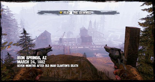 Początek misji w Tartaku - 4 - Gunfight at the Sawmill | Solucja | Call of Juarez Gunslinger - Call of Juarez: Gunslinger - poradnik do gry