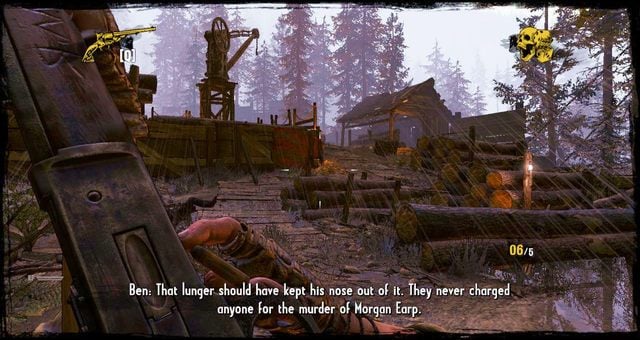 Zrzucone pale, na wrogów - 4 - Gunfight at the Sawmill | Solucja | Call of Juarez Gunslinger - Call of Juarez: Gunslinger - poradnik do gry