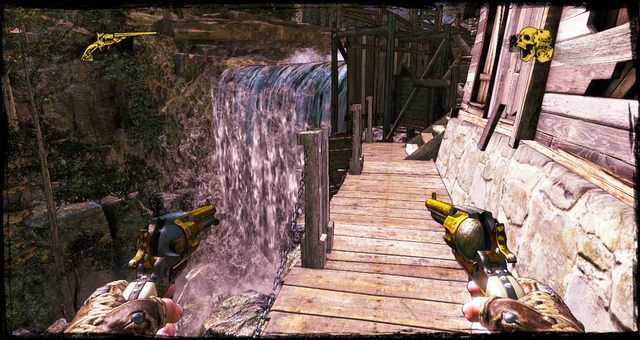 Bieg po niedopasowanych deskach - 4 - Gunfight at the Sawmill | Solucja | Call of Juarez Gunslinger - Call of Juarez: Gunslinger - poradnik do gry