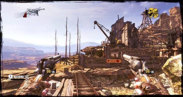Widok na magazyny dookoła kopalni - 5 - The Magnificent One | Solucja | Call of Juarez Gunslinger - Call of Juarez: Gunslinger - poradnik do gry