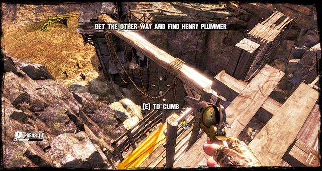 Drabina na moście na którym pojawisz się po odrodzeniu - 5 - The Magnificent One | Solucja | Call of Juarez Gunslinger - Call of Juarez: Gunslinger - poradnik do gry