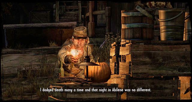 Pierwszy strzał po rozpoczęciu Rozdziału - 6 - Be Quick or Be Dead | Solucja | Call of Juarez Gunslinger - Call of Juarez: Gunslinger - poradnik do gry