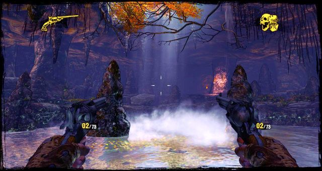 Jama Śmierci, w której odbywa się rozmowa z Szarym Wilkiem - 7 - Dances With Renegades | Solucja | Call of Juarez Gunslinger - Call of Juarez: Gunslinger - poradnik do gry