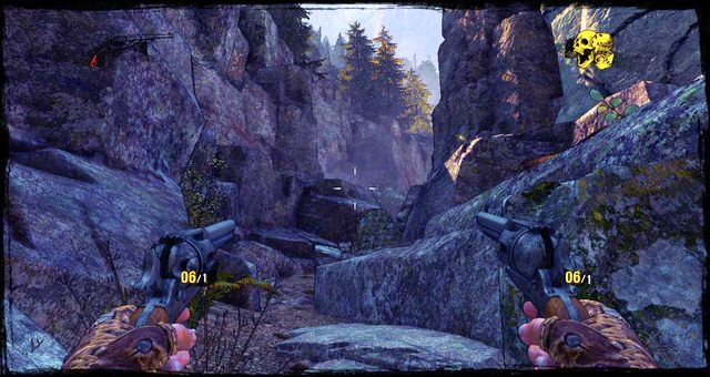 Bieg w kanionie zaraz po walce z Indianami - 7 - Dances With Renegades | Solucja | Call of Juarez Gunslinger - Call of Juarez: Gunslinger - poradnik do gry