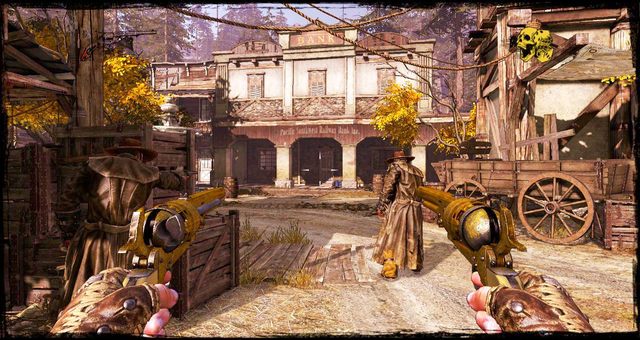 Walka przed bankiem - 8 - They Call Me Bounty Hunter | Solucja | Call of Juarez Gunslinger - Call of Juarez: Gunslinger - poradnik do gry