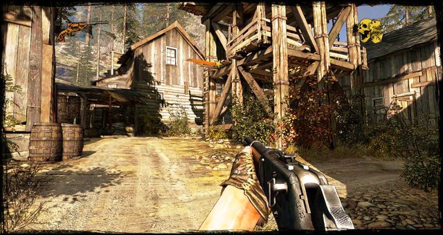 Tutaj musisz wspiąć się na wieżę ciśnień - 8 - They Call Me Bounty Hunter | Solucja | Call of Juarez Gunslinger - Call of Juarez: Gunslinger - poradnik do gry