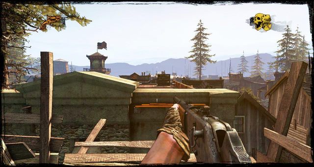 Skok wiary na dach banku - 8 - They Call Me Bounty Hunter | Solucja | Call of Juarez Gunslinger - Call of Juarez: Gunslinger - poradnik do gry