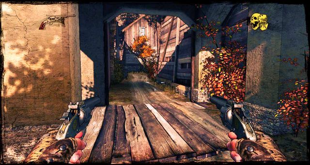 Boczna uliczka, zaraz przy wyjściu z banku - 8 - They Call Me Bounty Hunter | Solucja | Call of Juarez Gunslinger - Call of Juarez: Gunslinger - poradnik do gry