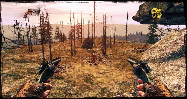 Polana, na której odbędzie się walka z Emmettem - 8 - They Call Me Bounty Hunter | Solucja | Call of Juarez Gunslinger - Call of Juarez: Gunslinger - poradnik do gry