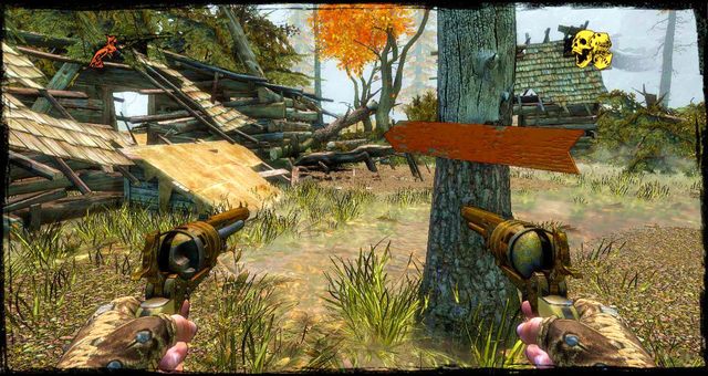 Czerwony drogowskaz oraz przejście przez dom - 9 - Bounty Hunter is Still My Name | Solucja | Call of Juarez Gunslinger - Call of Juarez: Gunslinger - poradnik do gry