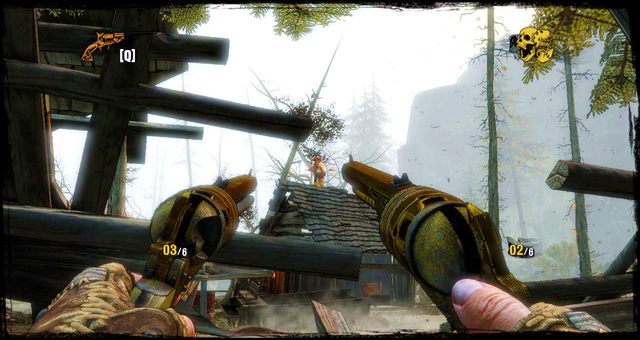 Walka przed wyjściem z zalanego domu - 9 - Bounty Hunter is Still My Name | Solucja | Call of Juarez Gunslinger - Call of Juarez: Gunslinger - poradnik do gry