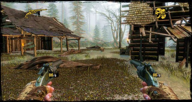 Idź dalej pomiędzy budynkami likwidując przy okazji wrogów - 9 - Bounty Hunter is Still My Name | Solucja | Call of Juarez Gunslinger - Call of Juarez: Gunslinger - poradnik do gry