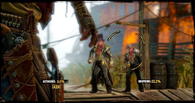 Gdy już wybijesz ich wystarczająco dużo, czeka cię walka z dwoma pozostałymi braćmi na raz - 9 - Bounty Hunter is Still My Name | Solucja | Call of Juarez Gunslinger - Call of Juarez: Gunslinger - poradnik do gry