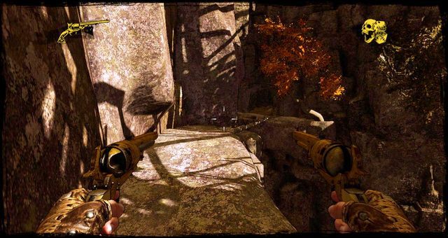 Powalone drzewo i wejście do krótkiego tunelu - 11 - 1:30 to Hell | Solucja | Call of Juarez Gunslinger - Call of Juarez: Gunslinger - poradnik do gry