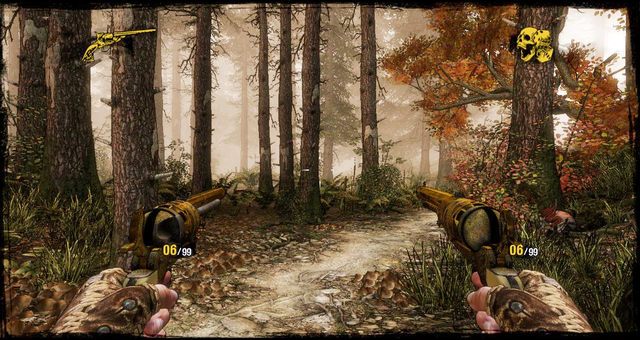 Początek etapu w lesie - 14 - The Good, the Bad and the Dead | Solucja | Call of Juarez Gunslinger - Call of Juarez: Gunslinger - poradnik do gry