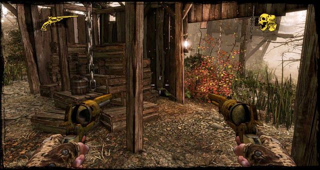 Widok na wyjście ze stodoły - 14 - The Good, the Bad and the Dead | Solucja | Call of Juarez Gunslinger - Call of Juarez: Gunslinger - poradnik do gry