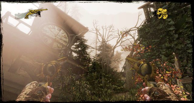 Kiedy będziesz nią podążał, pojawi się minigierka; po zabiciu wroga ruszaj dalej - 14 - The Good, the Bad and the Dead | Solucja | Call of Juarez Gunslinger - Call of Juarez: Gunslinger - poradnik do gry