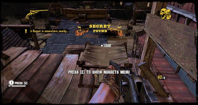 Sekret na wieży ciśnień, dostaniesz się tutaj z dachu salonu - Rozdział 6 | Okruchy prawdy (znajdźki) | Call of Juarez Gunslinger - Call of Juarez: Gunslinger - poradnik do gry