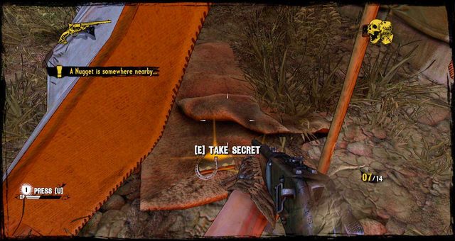 Drugi namiot, wyżej na skałach - Rozdział 6 | Okruchy prawdy (znajdźki) | Call of Juarez Gunslinger - Call of Juarez: Gunslinger - poradnik do gry