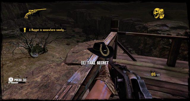 Balustrada na wieży ciśnień, koło obozu bandytów - Rozdział 6 | Okruchy prawdy (znajdźki) | Call of Juarez Gunslinger - Call of Juarez: Gunslinger - poradnik do gry