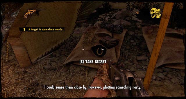 Namiot w obozie - Rozdział 11 | Okruchy prawdy (znajdźki) | Call of Juarez Gunslinger - Call of Juarez: Gunslinger - poradnik do gry