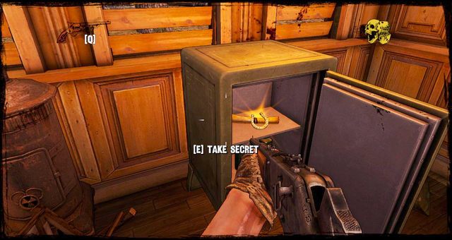 Sejf - Rozdział 12 | Okruchy prawdy (znajdźki) | Call of Juarez Gunslinger - Call of Juarez: Gunslinger - poradnik do gry