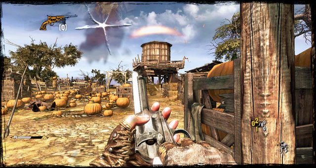 Walka pomiędzy dyniami (5 punktów za dynię) - 1 - Once Upon a Time in Stinking Springs | Solucja | Call of Juarez Gunslinger - Call of Juarez: Gunslinger - poradnik do gry