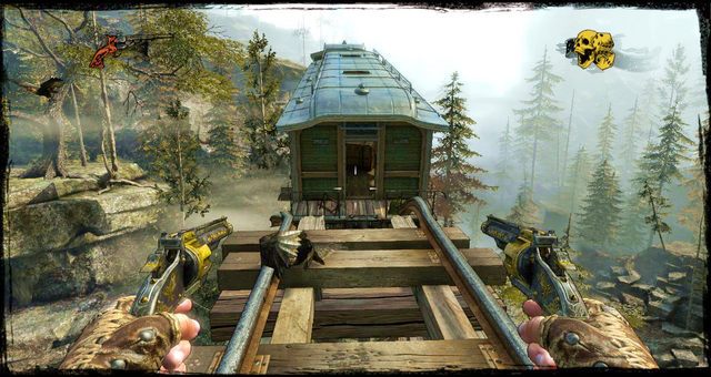 Skok do wiszącego wagonu - 10 - Not So Great Train Robbery | Solucja | Call of Juarez Gunslinger - Call of Juarez: Gunslinger - poradnik do gry