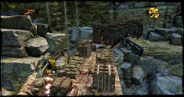 Z tego miejsca strzelaj przeciwnikom w plecy - 10 - Not So Great Train Robbery | Solucja | Call of Juarez Gunslinger - Call of Juarez: Gunslinger - poradnik do gry